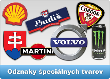 Odznaky špeciálnych tvarov