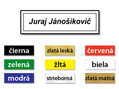 Plastový identifikátor používaný ako menovka slúžiaca na identifikovanie osôb.
farebný plast - hrúbka 1,2 mm
uchytenie - špendlík/clip