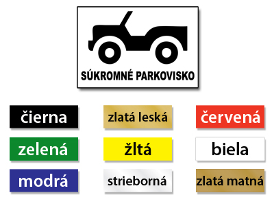 Plastový označovací piktogram na dvere.

Druh materiálu:	farebný plast, hrúbka 1,2 mm