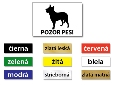 Plastový označovací piktogram na dvere.

Druh materiálu:	farebný plast, hrúbka 1,2 mm