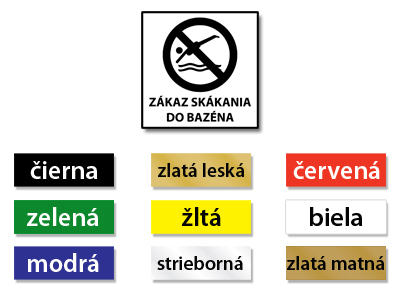 Plastový označovací piktogram na dvere.

Druh materiálu:	farebný plast, hrúbka 1,2 mm