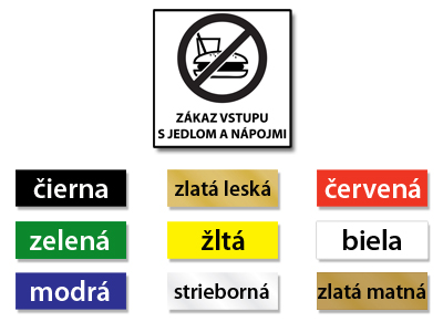 Plastový označovací piktogram na dvere.

Druh materiálu:	farebný plast, hrúbka 1,2 mm