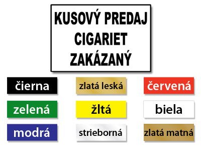 Plastový označovací piktogram na dvere.

Druh materiálu:	farebný plast, hrúbka 1,2 mm